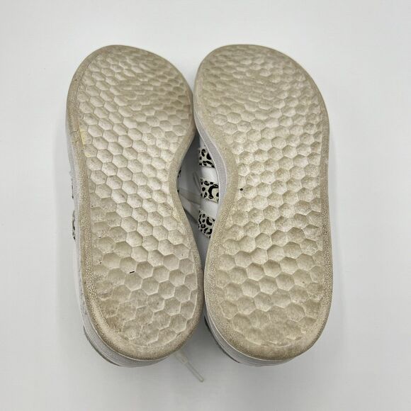 Adidas Grand Court Tennis Sneakers Size 9 White Leopard Cloudfoam Comfort - Picture 10 of 11